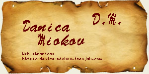 Danica Miokov vizit kartica